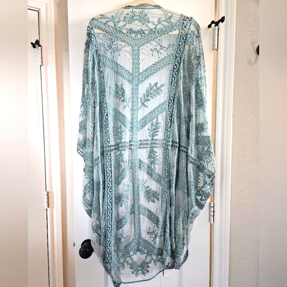 Kimono, Teal, size L - Picture 3 of 3